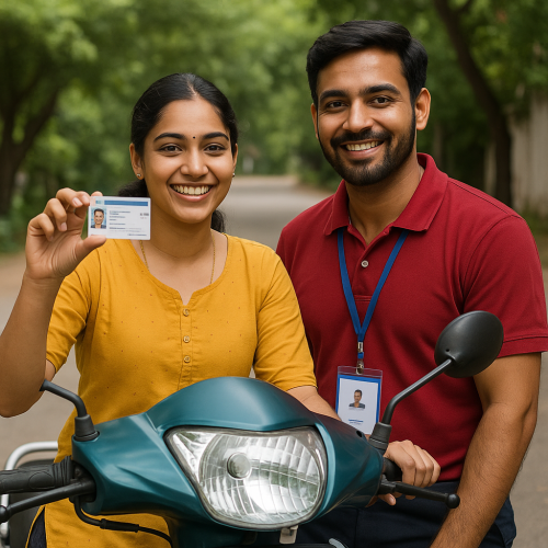 Scooty Training with Licenese